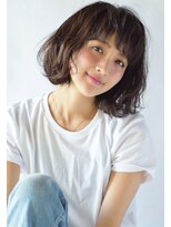 リマ(RIMA)&nbsp;【RIMA×SHUN】～フェミニン外ハネｂｏｂ×ラベンダーアッシュ～