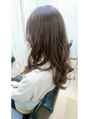 アグ ヘアー カーム 東根店(Agu hair calm)&nbsp;バイオレット系のカラーです(^_-)-☆巻いて柔らかい雰囲気です！