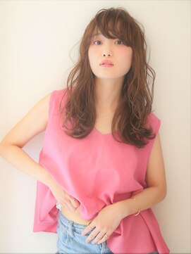 フラッグ ヘアー 天神西通り店(Flag HAIR) シアーベージュの柔らかカールスタイル☆イルミナカラー