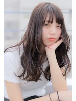 セシルへアー 福岡天神店(Cecil hair)&nbsp;愛されバング×透け感ベージュカジュアルロング