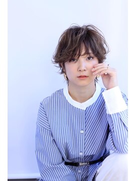 アッシュ 下北沢店(Ash) 【20代・30代】やんわりお洒落ショートカールヘア