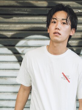 ダグラスヘア サウスサンズ 岐阜 茜部(Douglas hair South sun's) ナチュラルセンターパート