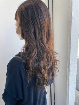 ユッカ エハ 豊中(YUCCA eha) 【eha Sena】ゆるふわカール　ブラウン冬カラー