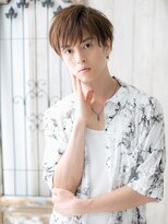 トニーアンドガイメン ホテル京阪仙台店(TONI&GUY MEN) 透けバング透明感ハイライトカラー束感ショートa