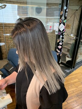 ラフ 難波店(LAFF) #黒髪#ボブルフ#ネビージュ#小顔#ワンレン