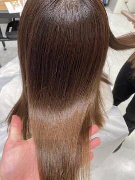 フォルテ 島田店 ベージュブラウン　髪質改善