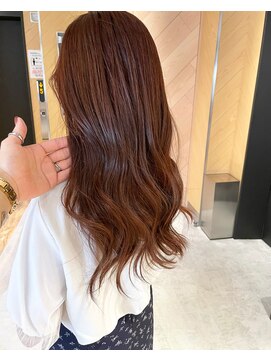 カミエ(kamie) ＊ピンクベージュ 暖色 秋 透明感 ブリーチなし 三宮美容室