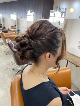 カルマ(KARMA) 結婚式お呼ばれセット　ねじり編みシニヨン