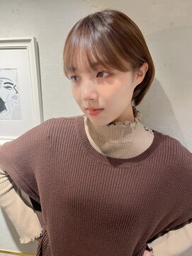 ロンドプランタン 恵比寿(Lond Printemps) すっきり大人丸みショートボブ【中居】