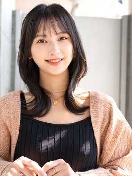 ホロン 池袋(HOLON) 池袋HOLON【くびれヘア/外ハネ/ミディアムレイヤー/小顔】