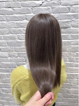 ソワン ドゥ ブレス 立花店(soin de brace) グレージュ×ブリーチなし/オリーブグレー