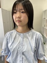 キートス 高知店(kiitos)&nbsp;★パツっと切りっぱなしボブ