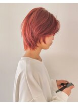 ロマリア 渋谷 渋谷宮益坂(Lomalia)&nbsp;【Lomalia渋谷】ピンクカラー ショート ブリーチ シアーカラー