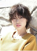 ■SOLセンター南・21-7■グレージュくせ毛風グランマッシュ