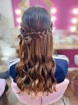 スパークル(SPARKLE-) ハーフアップ