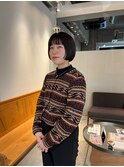 ミニボブ前上がり