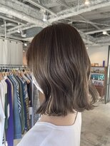 ホネン(honen)&nbsp;アイスグレージュ×韓国風ボブ　薬院/天神/博多/平尾