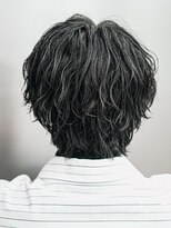 リップスヘアー 千葉(LIPPS hair) 大学生向けツイストスパイラルセンターパート 黒髪