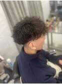 ニュアンスパーマ/スペインカール/スパイキーショート/MEN'S
