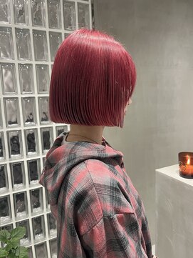 テクネ 天神大名(techne) 天神大名顔周りレイヤーカットミディアムボブタッセルボブ今泉