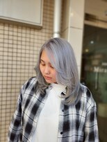 ミラシィ 成田(Mirashy)&nbsp;ハイライトカラーミルクティーベージュレイヤーカット