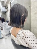 ホワイトグレージュ/デジタルパーマ/チェリーブラウン/栄k127