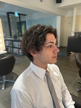 ボゥギャルソン(Beau Garcon) men'sパーマスタイル