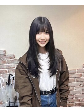 ルフレ 新宿歌舞伎町店(Reflet) ○黒髪レイヤースタイル