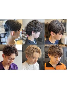 流行りのメンズカラー＆メンズパーマもお任せ◎ご要望をカウンセリングで汲み取り、お客様の悩みを解決！
