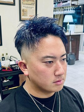 グレイスフルバーバーロンドン 大宮店(Graceful Barber London) 【30代 男性】ロンドンブルーフェード(大宮/バーバー)