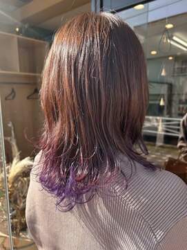 裾カラー☆ラベンダー