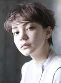 アンニュイショートパーマ