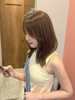 ボタン コロン 表参道 原宿(VOTAN COLON) オリーブブラウン/レイヤーカット/透明感カラー/韓国ヘア