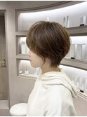 【八重津】透明感◎ブリーチなしベージュ×小顔ショート