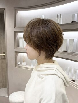 エレノア 静岡店(Eleanor) 【八重津】透明感◎ブリーチなしベージュ×小顔ショート