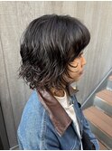顔周りレイヤー＊ニュアンスパーマで魅せるお洒落ボブ