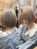 【ブリーチするならまずこれ】ブリーチ1回＋髪質改善カラー＋前処理TM/名古屋