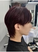 【AYUKI】マッシュウルフーワインレッド