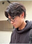 メンズカットニュアンスパーマシャドウパーマスパイキーショート