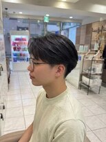 アッシュ 八王子みなみ野店(Ash)&nbsp;センターパート×ニュアンスパーマ　八王子みなみ野