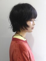 ブルートマト(BLUE TOMATO) トレンドのニュアンスショートパーマ×顔周りレイヤーカット