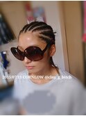 【￥800~】仙台コーンロー 全頭 太め 編み込み ヘアセット