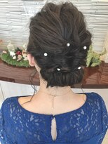 ヘアセラピー サラ(hair therapy Sara)&nbsp;編み込みギブソンタック＊