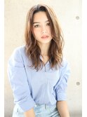 【SeeK　NEXT】ハイトーン ベージュ×ラフ ランダムパーマ