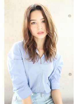 ヘアアンドメイク シークネクスト(HAIR&MAKE SeeK NEXT) 【SeeK　NEXT】ハイトーン ベージュ×ラフ ランダムパーマ