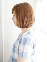 ヘアメイク ナル(hair make nalu)&nbsp;ハイトーンボブのワンカールスタイル