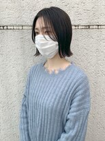 エムクランメイクス 原宿 表参道(m.clan MAKE'S) ボブロブヘアカーキグレージュオリーブベージュ大人かわいい小顔