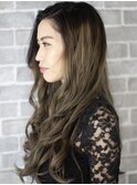 《Chloe/倉敷》   大人ゆる巻き×ロング×インナーカラー