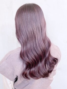 アイティーバイアルバム 藤沢店(IT by ALBUM) パープル_フェザーバングマッシュショート_ba322411