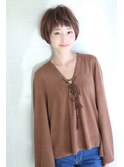 20代30代40代トップにふんわりポイントパーマ